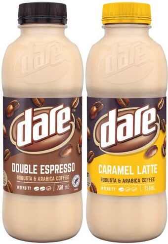 Coles Dare flavoured milk 750ml offer