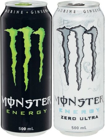 Coles Monster energy drink 500ml offer