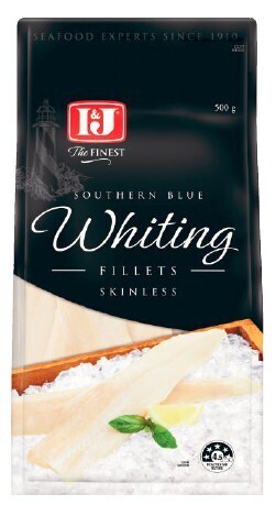 Coles I&j southern blue whiting fillets 500g offer