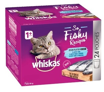 Coles Whiskas oh so cat food 24x85g offer