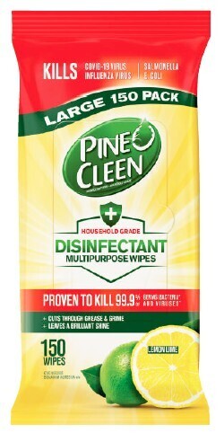 Coles Pine o cleen disinfectant wipes 150 pack offer