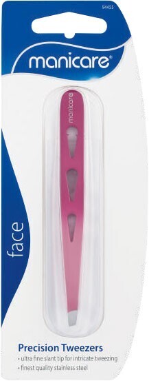 Coles Manicare tweezer precision pink 1 each offer