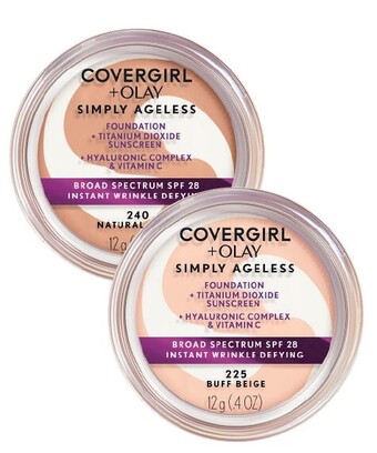 Coles Covergirl simply ageless foundation 12g offer