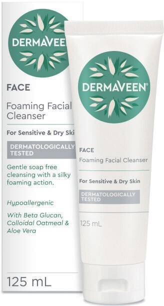 Coles Dermaveen foaming facial cleanser 125ml offer