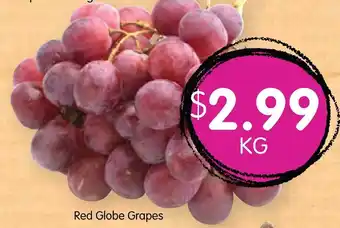 Spudshed Red Globe Grapes offer