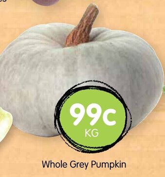 Spudshed Whole Grey Pumpkin offer