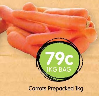 Spudshed Carrots Prepacked 1kg offer