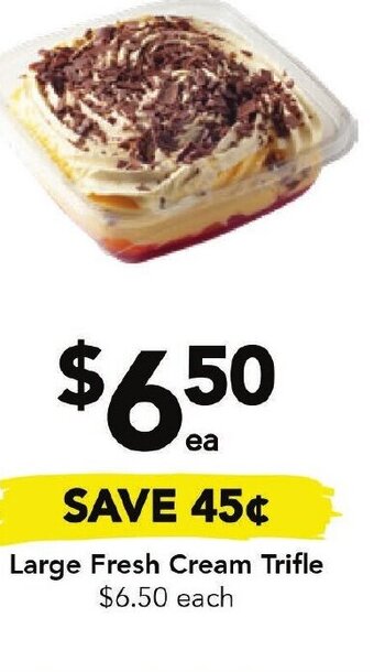 Drakes Large Fresh Cream Trifle offer