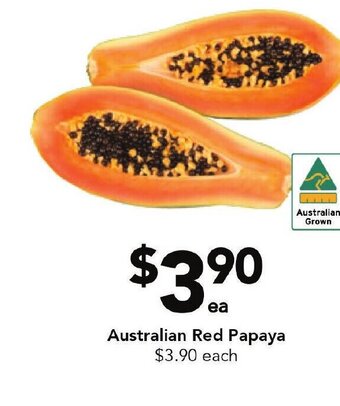 Drakes Australian Red Papaya offer