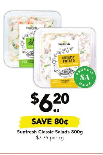 Sunfresh Classic Salads 800g