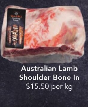 Drakes Australian Lamb Shoulder Bone In offer