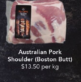 Drakes Australian Pork Shoulder (Boston Butt) offer