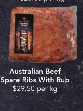 Drakes Australian Beef Spare Ribs With Rub offer