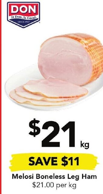 Drakes Melosi Boneless Leg Ham offer