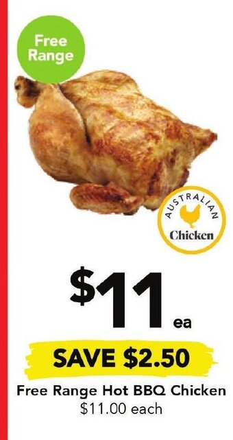 Drakes Free Range Hot BBQ Chicken offer
