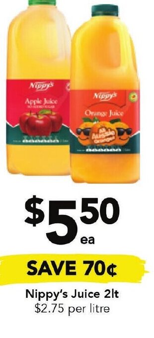 Drakes Nippy's Juice 2lt offer
