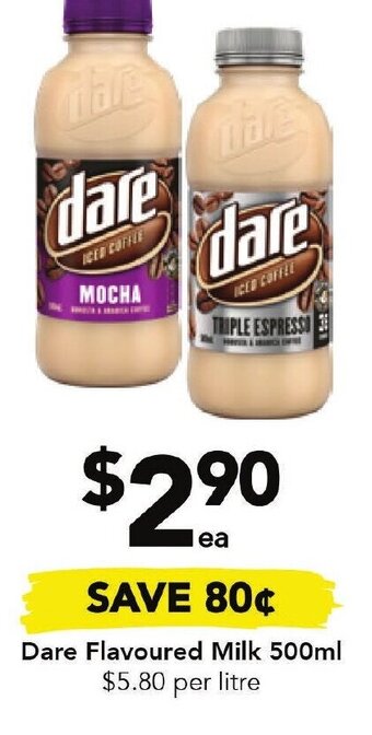 Drakes Dare Flavoured Milk 500ml offer