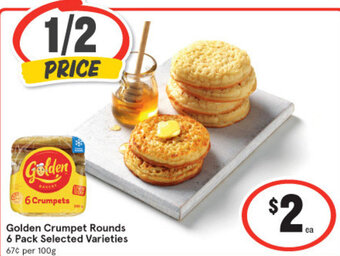 IGA Golden Crumpet Rounds 6 Pack offer