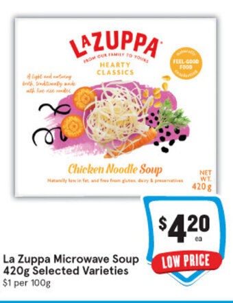 La Zuppa Microwave Soup 420g