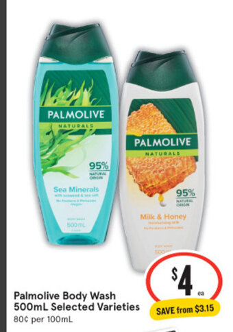 IGA Palmolive Body Wash 500 mL offer