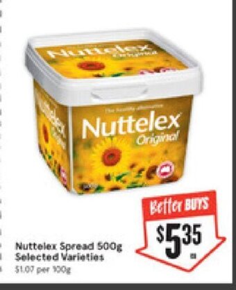 IGA Nuttelex Spread 500g offer