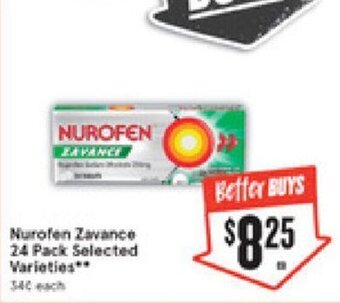 IGA Nurofen Zavance 24 Pack offer