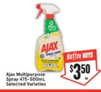 IGA Ajax Multipurpose Spray 475-500mL offer