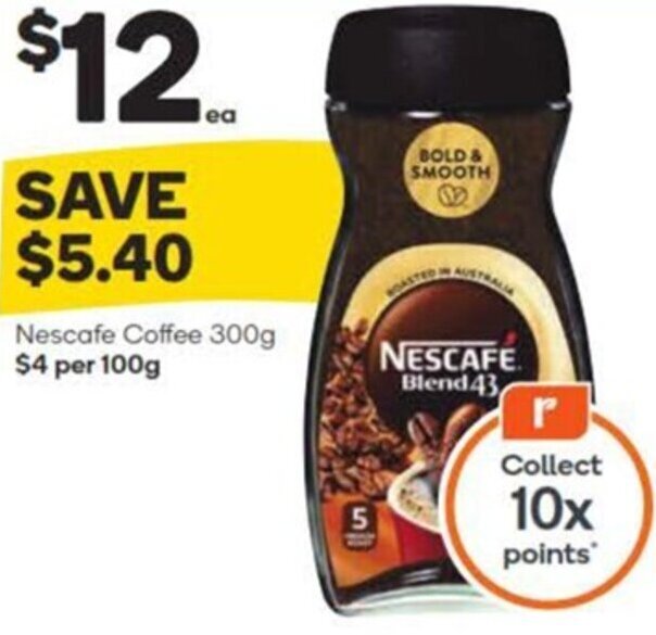 Nescafe Coffee 300g offer at Woolworths