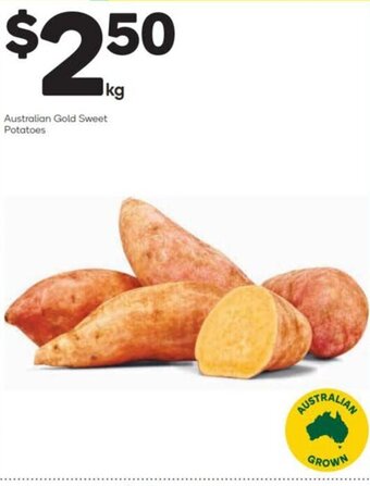 Woolworths Australian Gold Sweet Potatoes offer