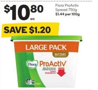 Woolworths Flora Proactiv Spread 750g offer