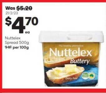 Woolworths Nuttelex Spread 500g offer