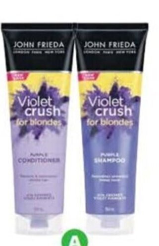 Woolworths John Frieda Shampoo or Conditioner 250ml offer