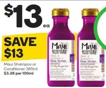 Maui Shampoo or Conditioner 385ml