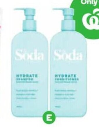 Woolworths My Soda Shampoo or Conditioner 800ml offer
