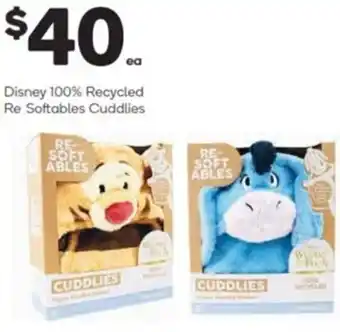 Disney 100% Recycled Re Softables Cuddlies