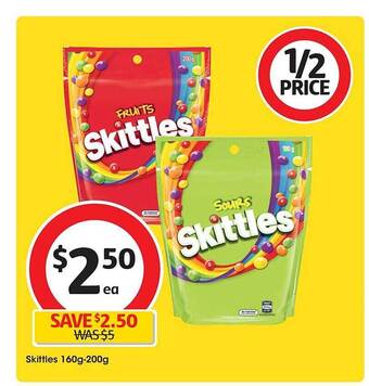 Coles Skittles offer
