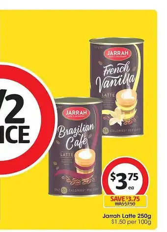 Coles Jarrah latte offer