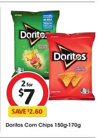 Coles Doritos corn chips offer