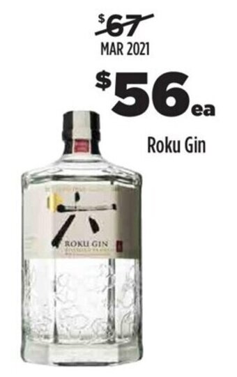 Liquorland Roku Gin offer