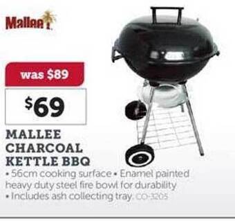 Stratco Mallee charcoal kettle bbq offer