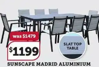 Stratco Sunscape madrid aluminium offer