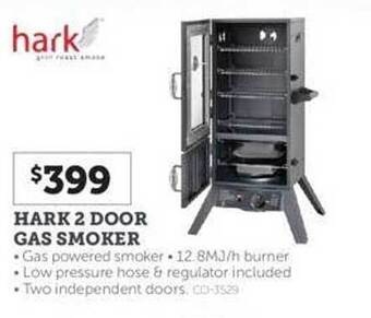 Hark 2 door gas smoker
