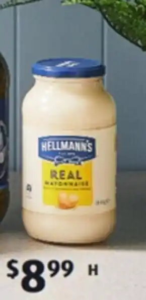 Hellmann's Real Mayoinnaise 800g