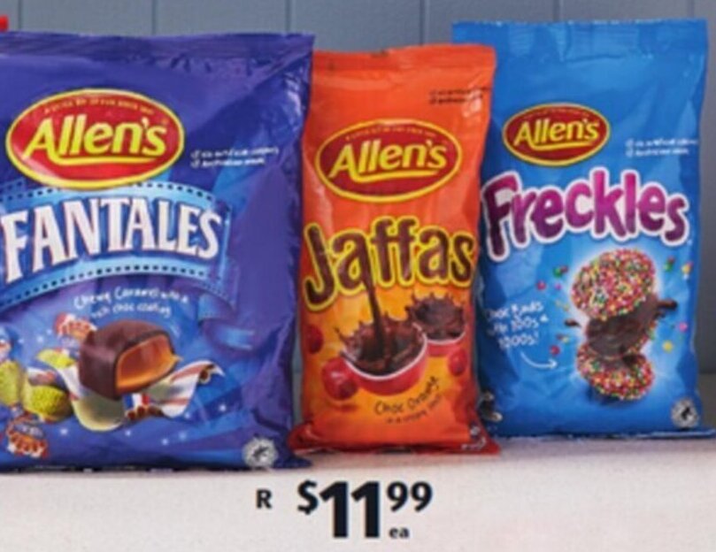 Allen's Lollies 1kg offer at ALDI