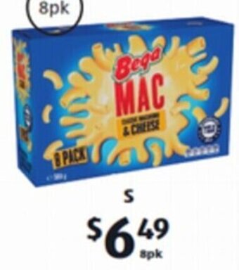 ALDI Bega Mac & Cheese 8pk/560g offer