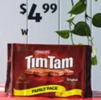 ALDI Arnott's Tim Tam Family Pack 365g offer