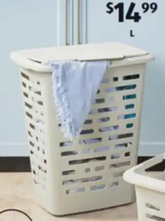 ALDI Laundry Hamper with Lid offer