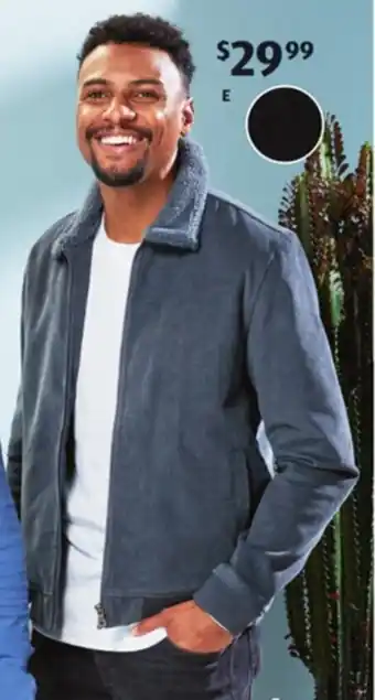 ALDI Men's Sherpa Lined Corduroy Jacket offer