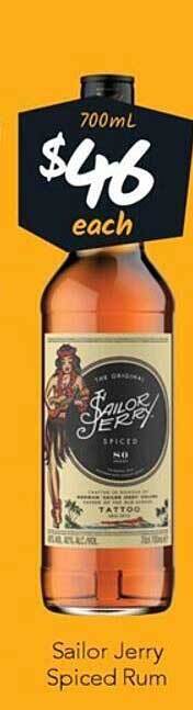 Sailor jerry spiced rum
