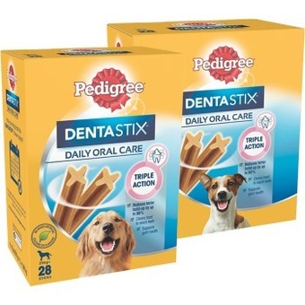 BIG W Pedigree 28-pack dentastix dog treats offer